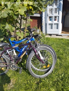 26 er Fahrräder zu verschenken