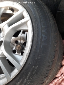 4 Reifen mit Felgen Marke Platin