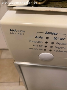 Bauknecht Spülmaschine ca.18 Jahre alt, Funktioniert n. Gut. Zu verschenken