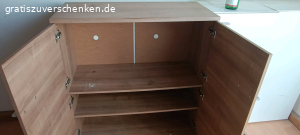 Couch mit Schlaffunktion und Schrank