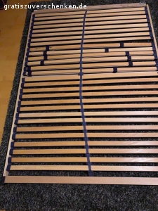 Lattenrost 160-2m zum verschenken. Wie neu