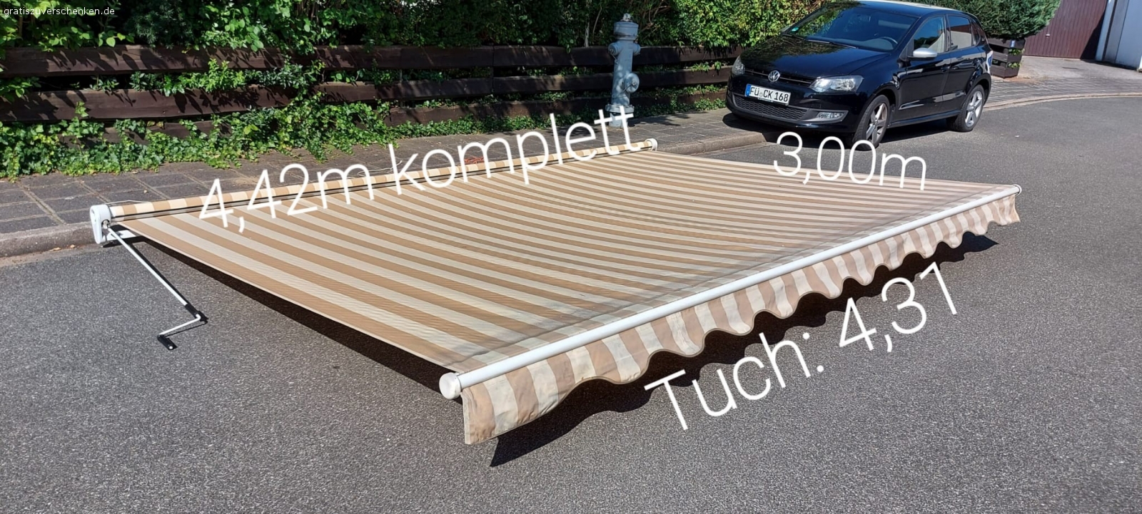 Markise zu verschenken Garten & Handwerk Gratis zu verschenken