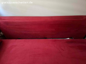 Schlafsofa mit Bettkasten  wenig benutzt.