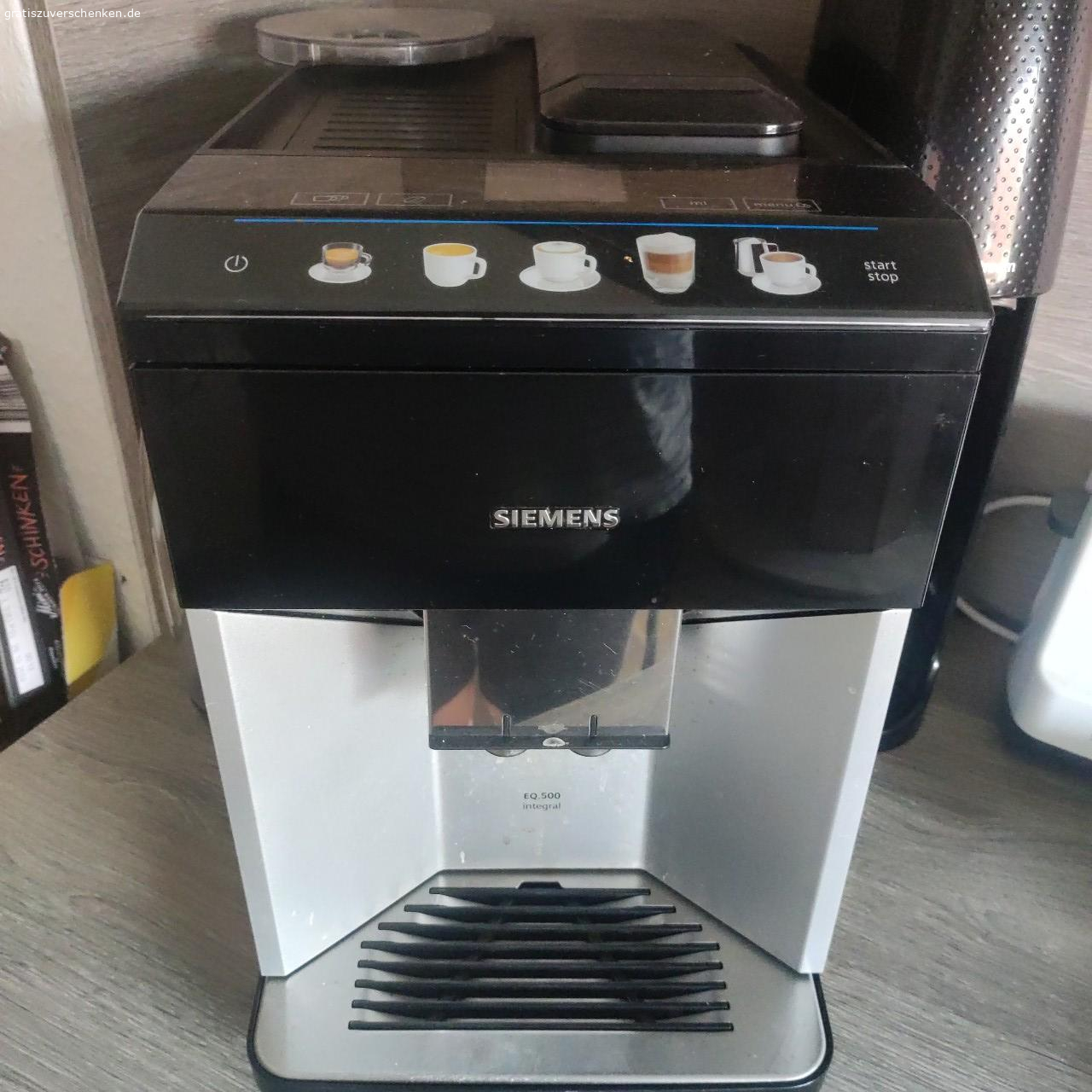 Siemens iq 500. bereitet nur Crema und Espresso zu vllt was für Bastler