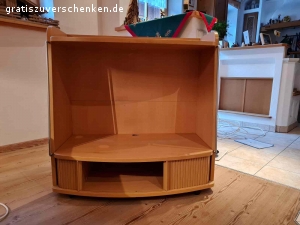 Vitrine, Fernsehregal etc.. Verschenke diverse gut erhaltene Regale und Glasvitrine (alles auch einzeln) gegen Selbstabholung in Berchtesgaden