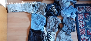 zu Verschenken. Jacken, Hemden, Pullover, T-shirt und kurze Jean
